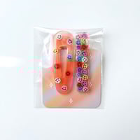 Happy Face Hair Clip Set