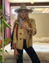 1930s cream Chimayo handwoven coat