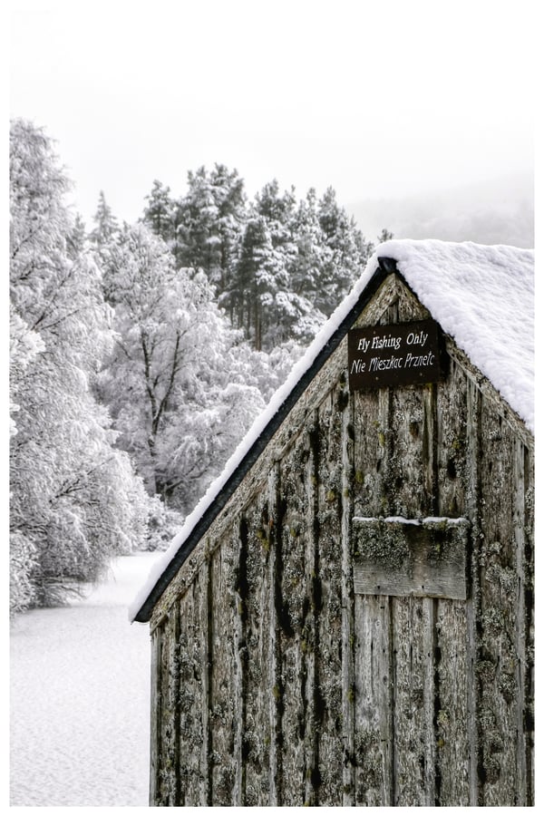 Image of Cabin in Winter