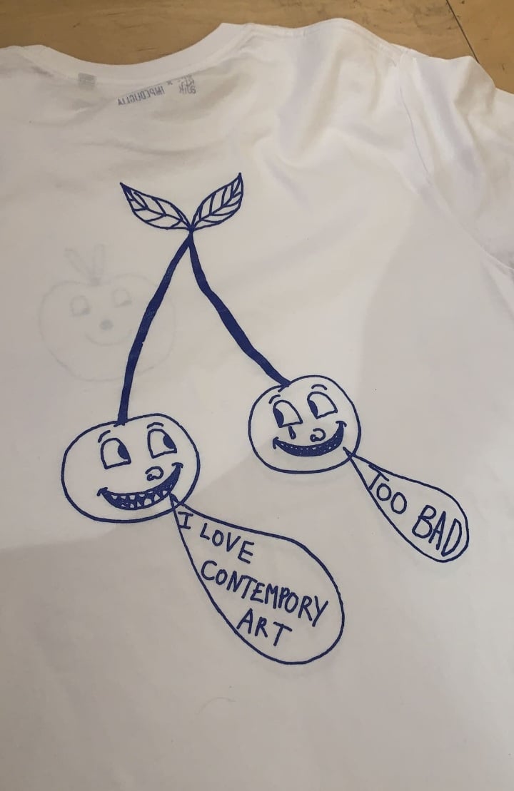 Tee shirt I love contempoRy Art Image 2