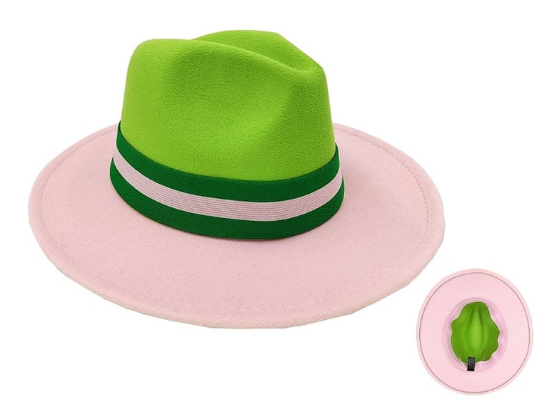 Image of AKA Pink and Green Hat