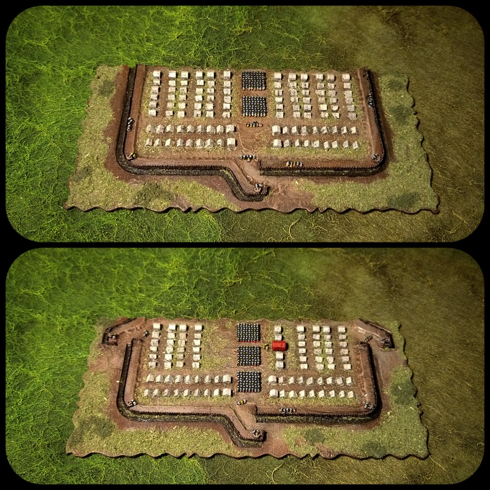 2mm Scale Roman Marching Camp