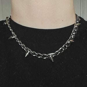 Image of Spike Heavy Metal Necklace