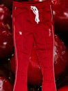 Limited Edition “Cherry” Red Stacked Trackpants 