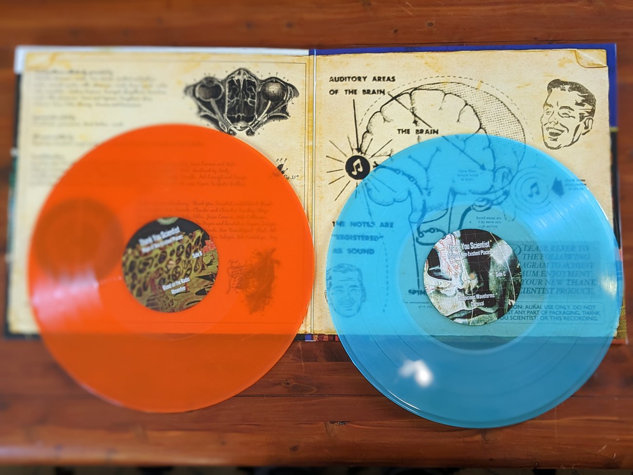 2LP - Maps of Non-Existent Places TRANSLUCENT BLUE/ORANGE | Thank You ...