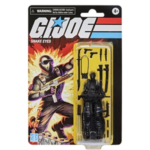 G.I. Joe Retro Collection Snake Eyes 3.75" Action Figure (Walmart Exclusive)