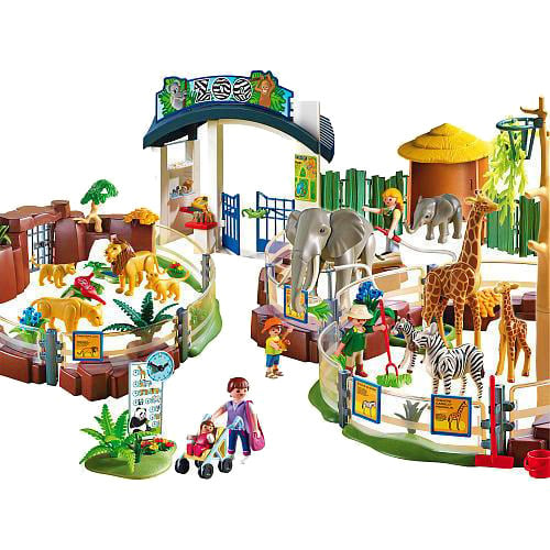 Playmobil large store city zoo playset