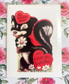 Cute Skunk Valentine’s Day Card