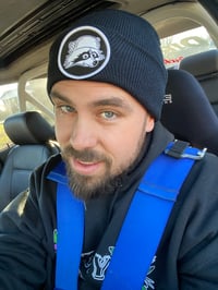 Image 2 of Black Trash Panda Toboggan