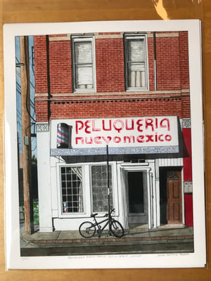 Peluquería Nuevo México Limited Print
