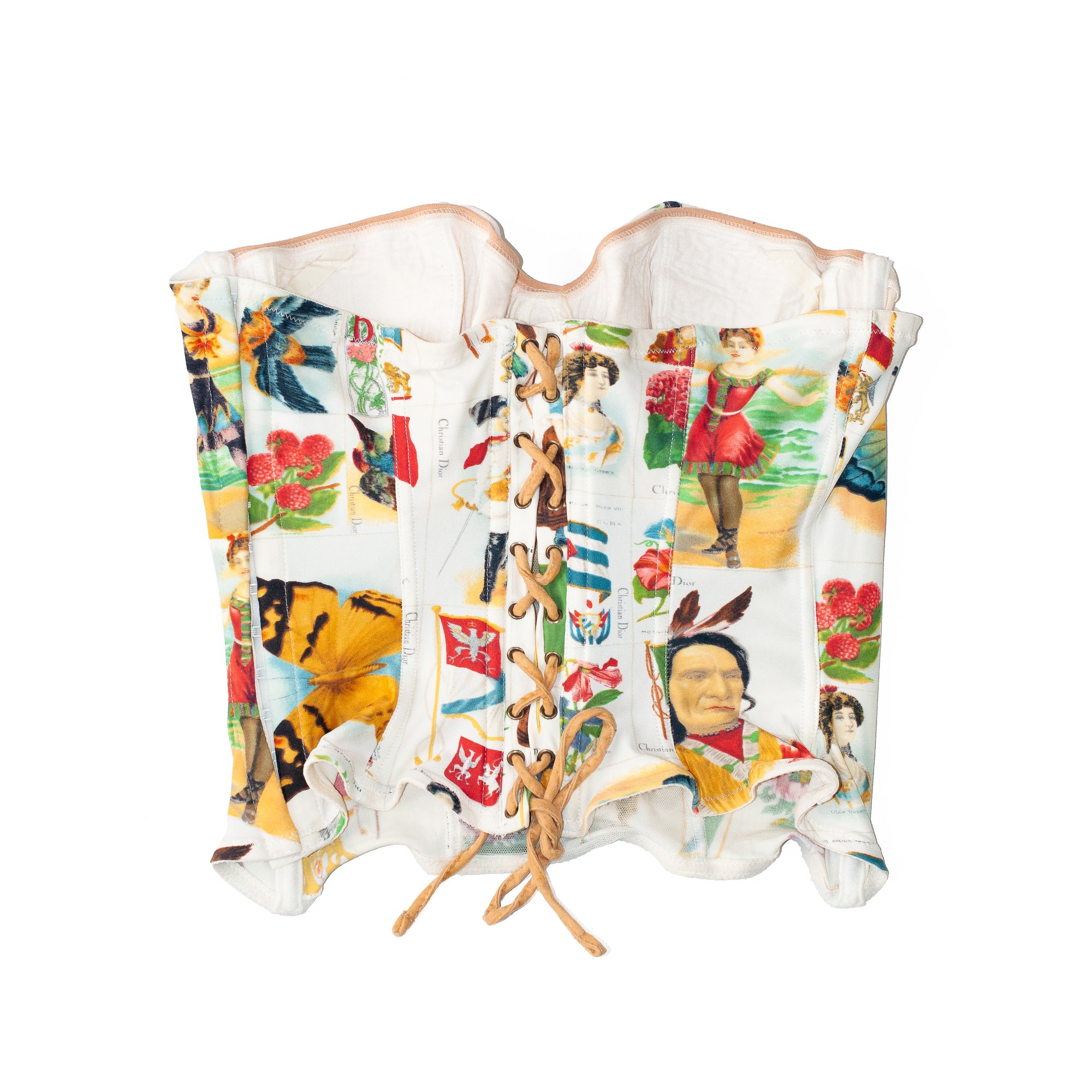Image of Christian Dior by Galliano 2002 Stamps Bustier