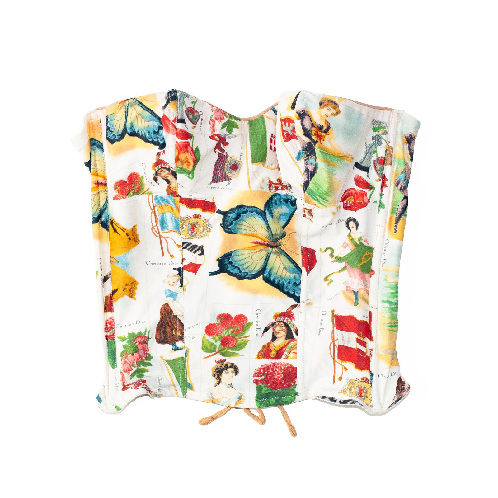 Christian Dior by Galliano 2002 Stamps Bustier † Ruder Than The Rest