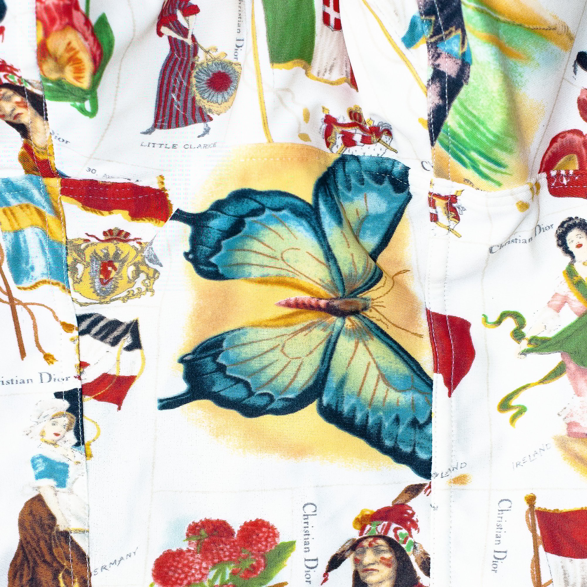 Image of Christian Dior by Galliano 2002 Stamps Bustier
