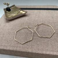 Image 2 of Honeycomb earrings