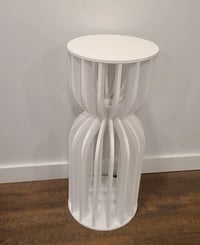 White wood cake stand 