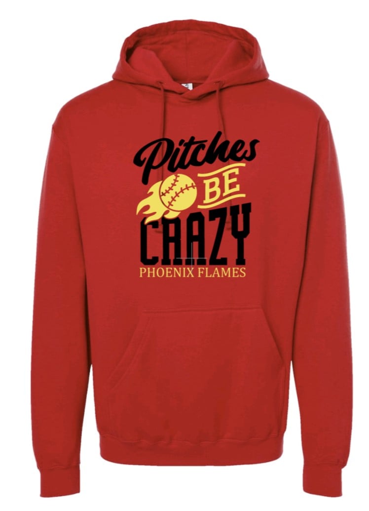 Image of FLAMES Pitches Be Crazy Tee, Sweatshirt & Hoodie