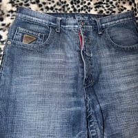 Image 5 of (34) Vintage blue wash jorts  