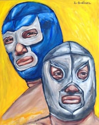 Blue Demon El Santo Painting 