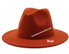 Solid Rust Fedora (56-58cm)