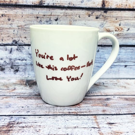 Image of Custom Mug with Handwriting