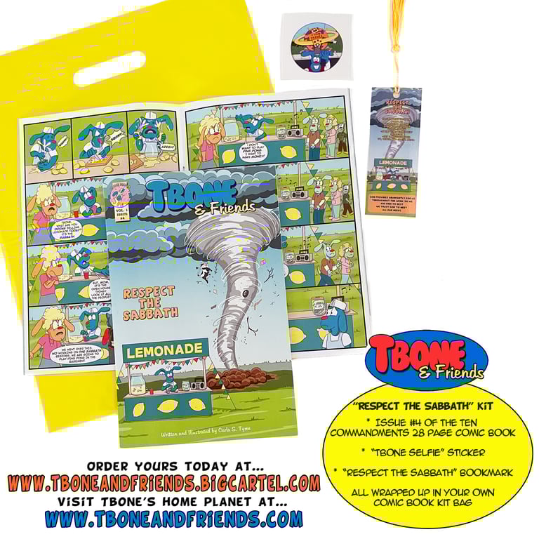 "Respect the Sabbath" Comic Book Kit- Issue#4 of Ten Commandment Series