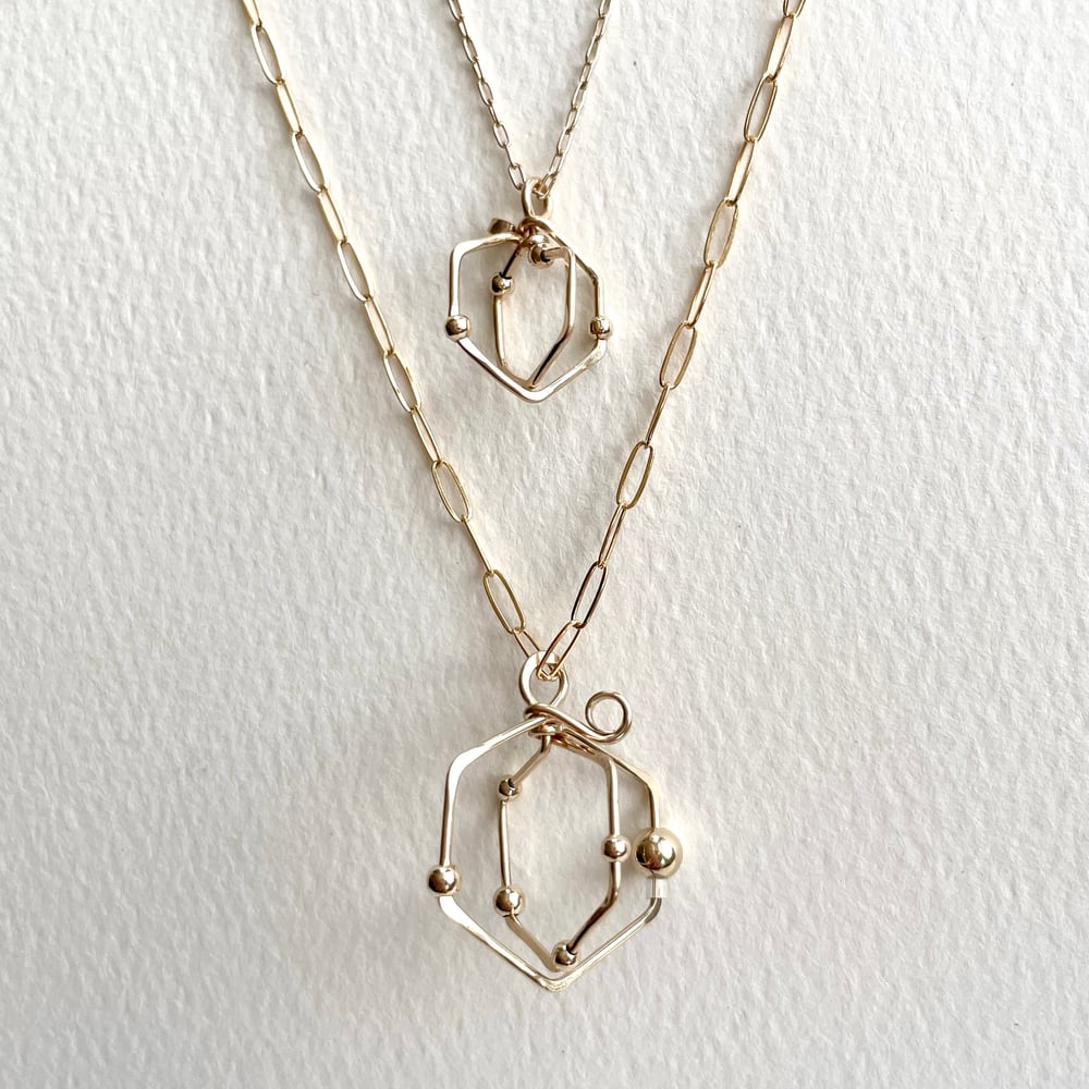 Image of Hexa cube necklace