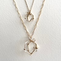 Image 3 of Hexa cube necklace