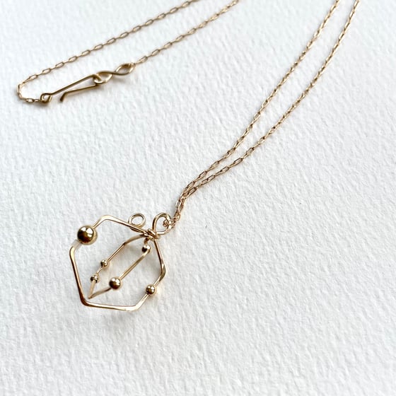 Image of Hexa cube necklace