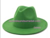 Solid Green Fedora (56-58cm)