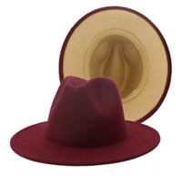 Burgundy Tan Bottom 