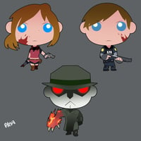 Image 1 of STICKER SET- RESIDENT EVIL 2 