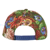 Image 4 of GRASSROOTS BEAR VINTAGE BOUQUET SNAPBACK HAT MUTICOLOR
