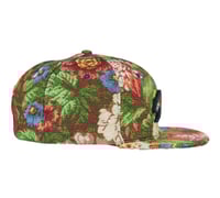 Image 3 of GRASSROOTS BEAR VINTAGE BOUQUET SNAPBACK HAT MUTICOLOR