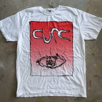 Image 1 of IN STOCK - The Cure - Wish - 1992 Tour Shirt Reprint - White Tee