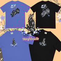 Image 1 of Lunar New Year Rabbit garment-dyed heavyweight t-shirt