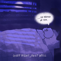 good night, rest well