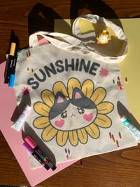 SUNSHINE CAT TOTEBAG