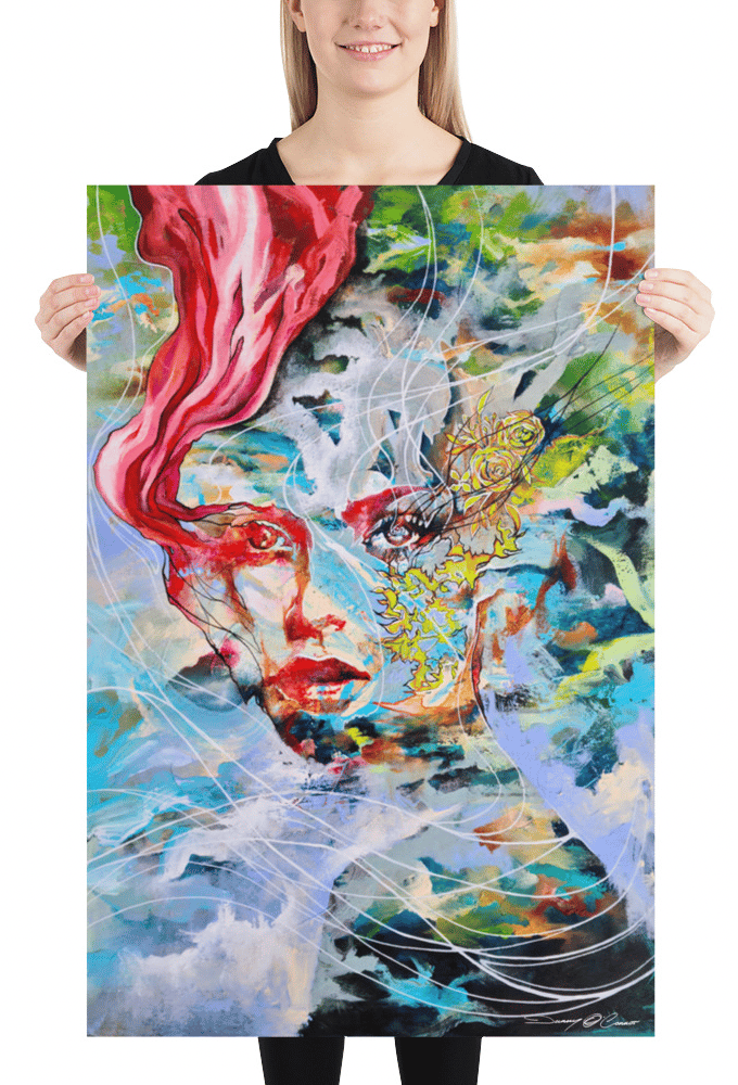 A Floral Mind With A Soul Of Fire - OPEN EDITION PRINT - FREE WORLDWIDE SHIPPING!!!