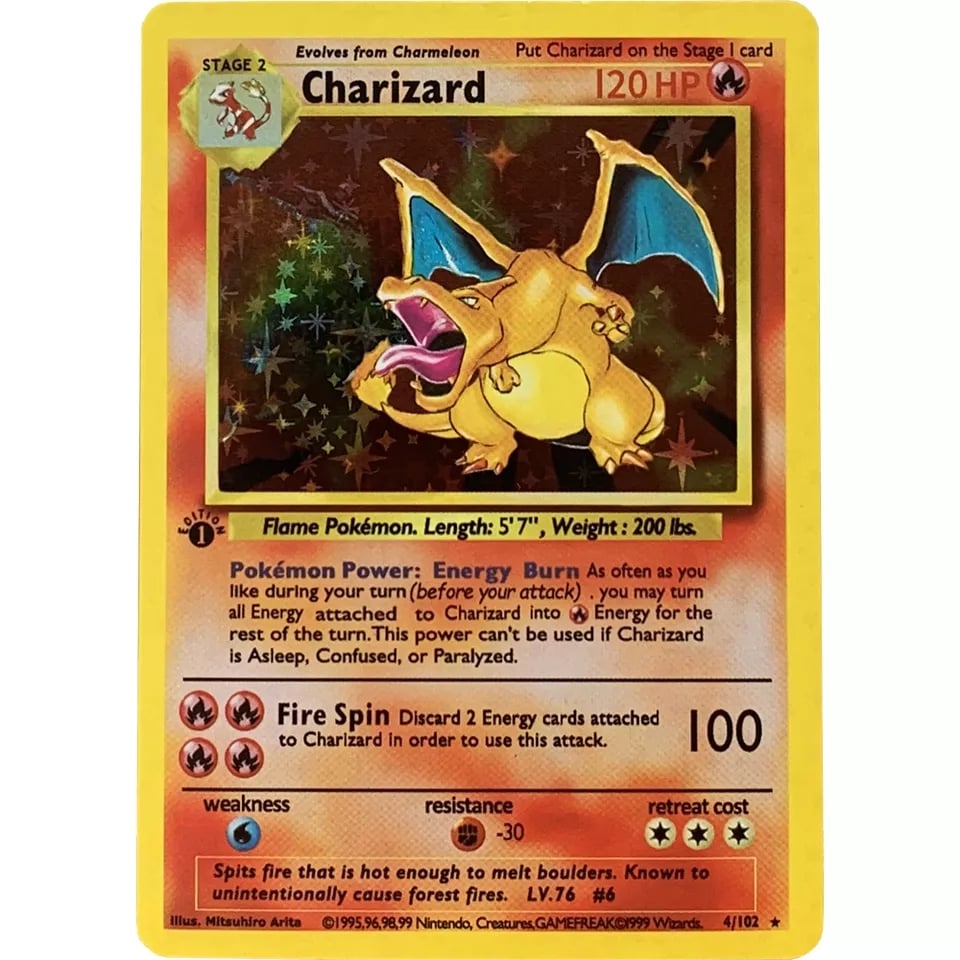 1st edition High quality custom handmade Holographic Charizard With Pro Case Plus Free Shipping | CustomCardStore 1st edition High quality custom handmade Holographic Charizard With Pro Case Plus Free Shipping | CustomCardStore