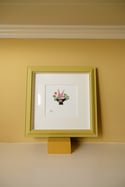 Original Painting - Miniature Romantic Vase Bird with Arrangement