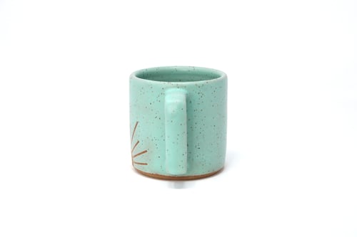 Image of Mug, Sunrise - Seafoam, Speckled Clay