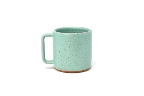 Image of Mug, Sunrise - Seafoam, Speckled Clay