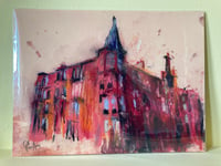 Image 3 of Tenement, Clarence Drive - Soft Pastels and Charcoal on Card