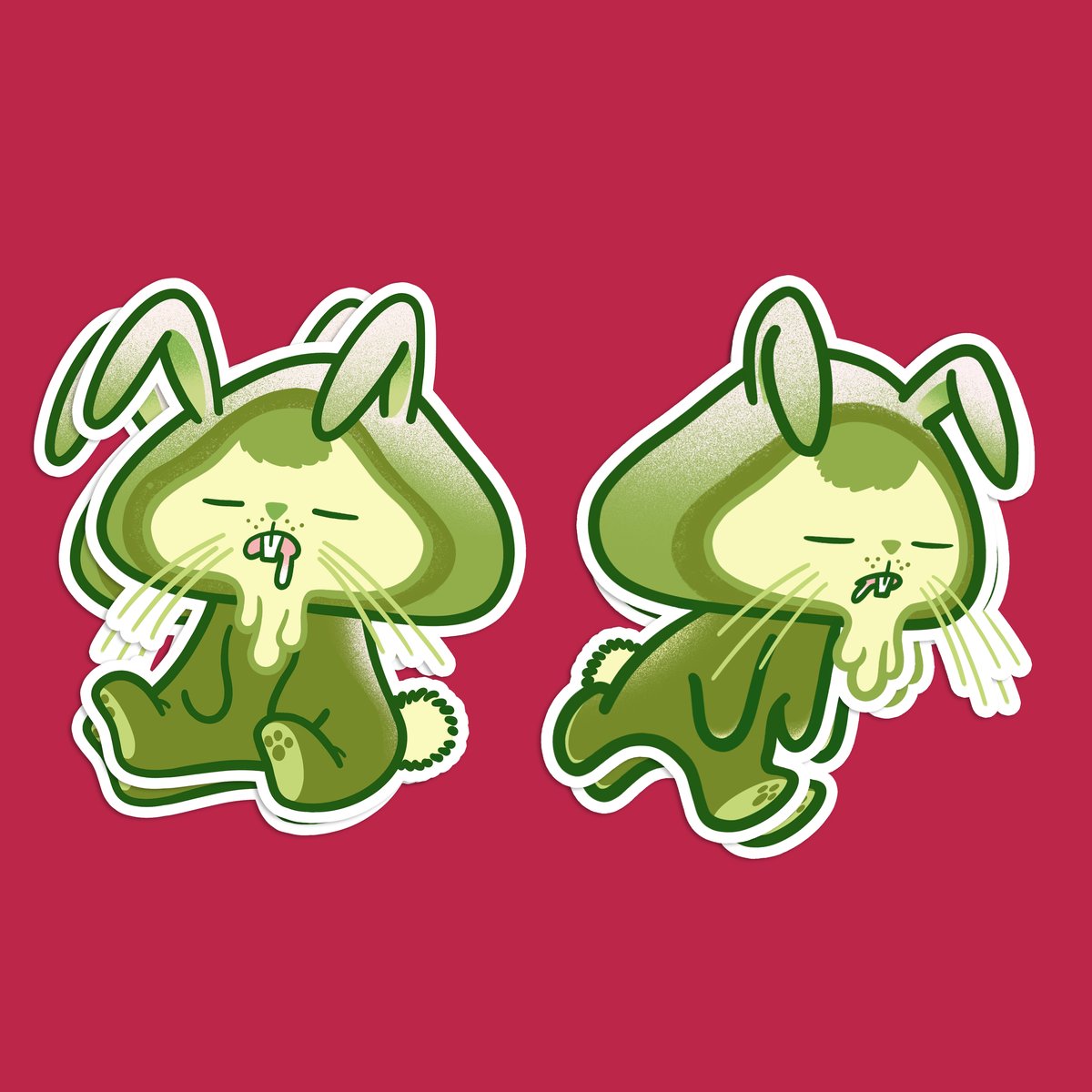 Image of Mochi Bunny Stickers - 2023