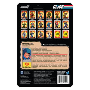 G.I. Joe Super7 ReAction Figure – Major Bludd