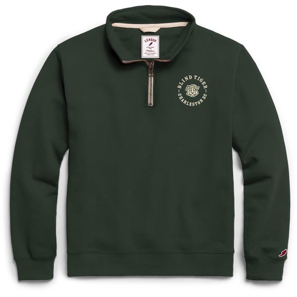 Image of Men's Blind Tiger 1/4 Zip Pullover (Hunter Green)