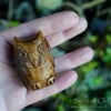 Holloway Oak Owl Amulet With Protection Bindrune (DAM545)