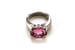 Image of Pink Tourmaline MOM Ring in 14kwg