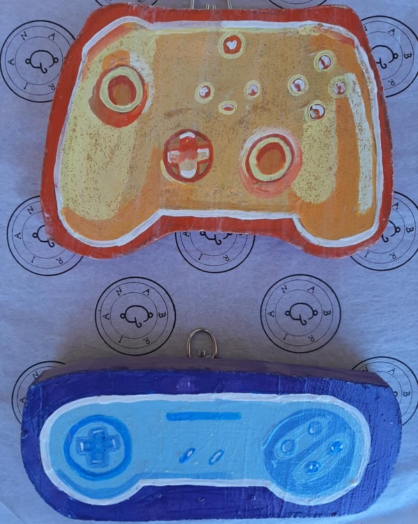 Image of Retro Game Controllers