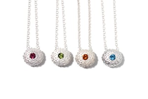 Image of Silver Sea Urchin Necklace